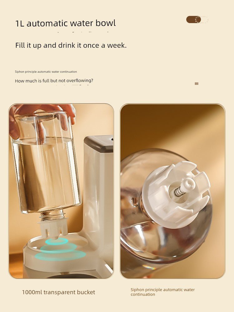 Automatic Pet Feeder Non - Plug - in Pet Supplies Cat - Le Palais Du Chat