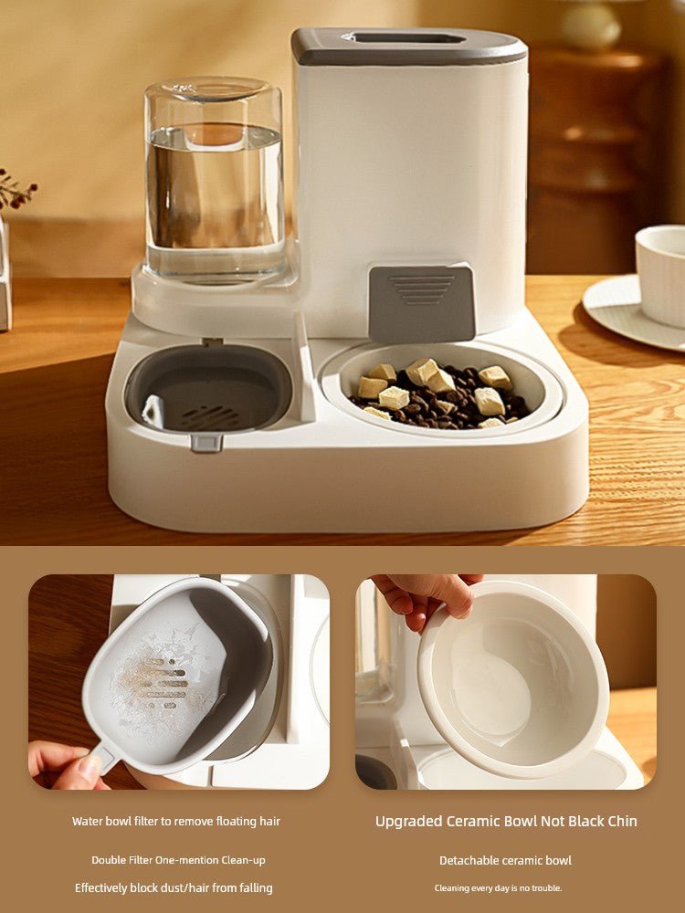 Automatic Pet Feeder Non - Plug - in Pet Supplies Cat - Le Palais Du Chat