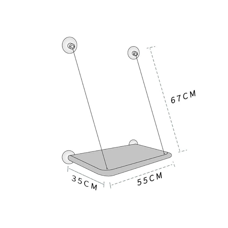 Hamac pour chat 20 kg, lit suspendu pour chat, support confortable pour fenêtre ensoleillée, cadre d'escalade pour chaton, accessoires pour chat - Le Palais Du Chat