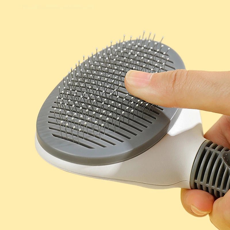 Kimpets Pet Cat Comb Dog Brush Pets Fine Coarse Needle Comb Self Cleaning Pet Hair Remover Cats Grooming Tools Dogs Accessories - Le Palais Du Chat