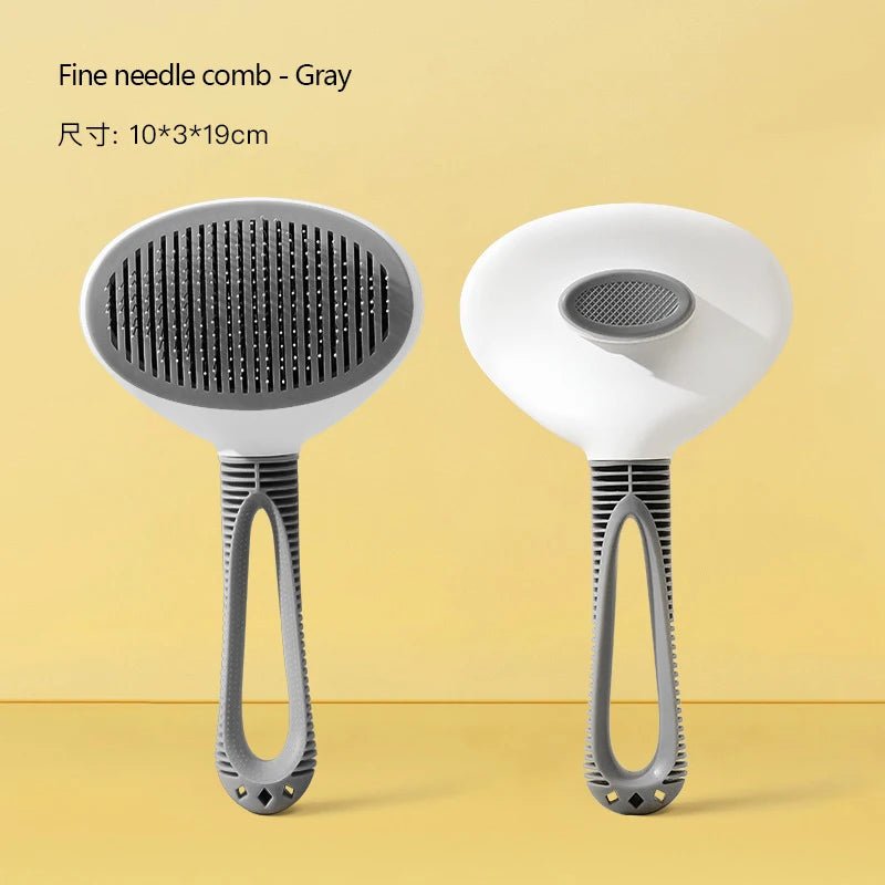 Kimpets Pet Cat Comb Dog Brush Pets Fine Coarse Needle Comb Self Cleaning Pet Hair Remover Cats Grooming Tools Dogs Accessories - Le Palais Du Chat
