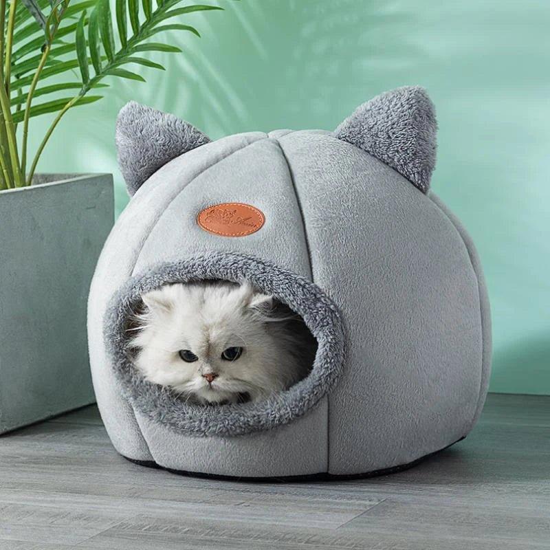 New Deep Sleep Comfort In Winter Cat Bed Iittle Mat Basket Small Dog House Products Pets Tent Cozy Cave Nest Indoor Cama Gato - Palais Du Chat