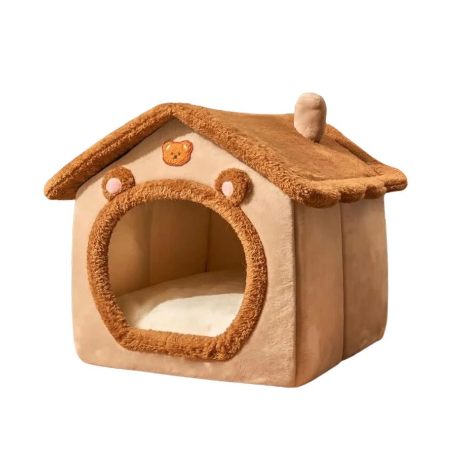 Foldable Pet House Removable Washable Cat House Puppy Cave Sofa Pet Bed House for Extra Small Dogs and Small and Medium Cats - Le Palais Du Chat