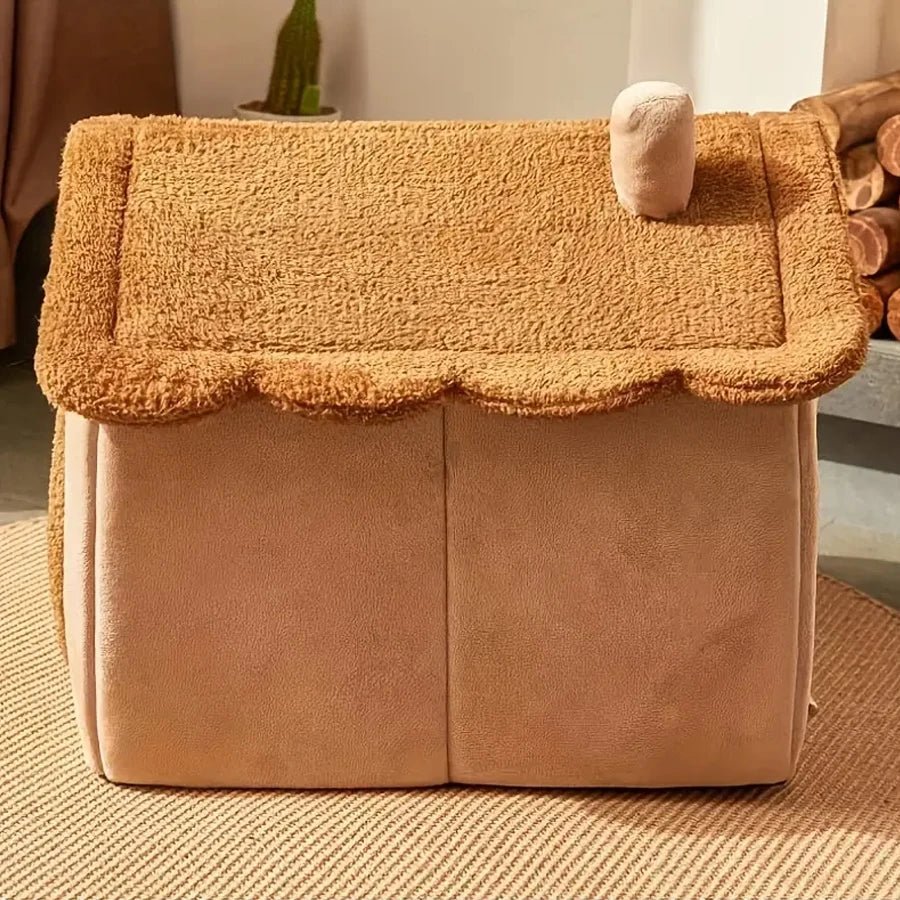 Foldable Pet House Removable Washable Cat House Puppy Cave Sofa Pet Bed House for Extra Small Dogs and Small and Medium Cats - Le Palais Du Chat