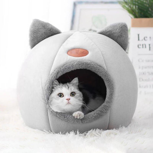 New Deep Sleep Comfort In Winter Cat Bed Iittle Mat Basket Small Dog House Products Pets Tent Cozy Cave Nest Indoor Cama Gato - Palais Du Chat